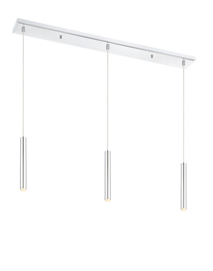 Forest LED Linear Chandelier in Chrome (224|917MP12-CH-LED-3LCH)