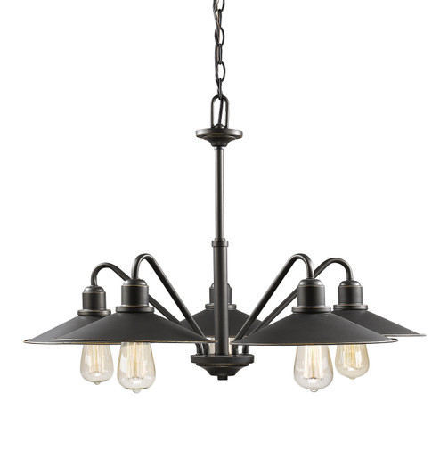 Casa Five Light Chandelier in Olde Bronze (224|613-5-OB)