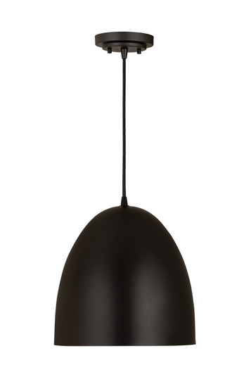 Z-Studio One Light Pendant in Satin Black (224|6012P12-SBK)