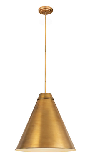 Eaton One Light Pendant in Rubbed Brass (224|6011P24-RB)