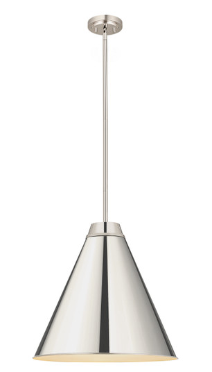 Eaton One Light Pendant in Polished Nickel (224|6011P24-PN)