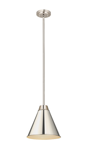 Eaton One Light Pendant in Polished Nickel (224|6011P12-PN)