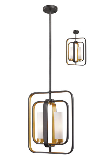 Aideen Two Light Pendant in Bronze Gold (224|6000MP-BZGD)