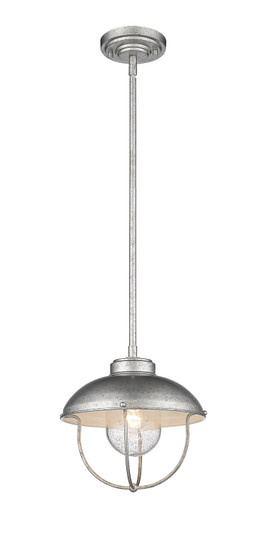 Ansel One Light Outdoor Pendant in Galvanized (224|590P-GV)