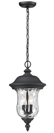 Armstrong Three Light Outdoor Chain Mount in Black (224|533CHB-BK)