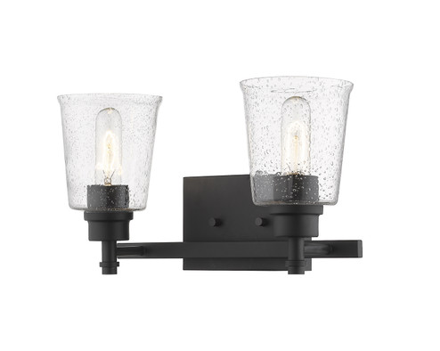 Bohin Two Light Vanity in Matte Black (224|464-2V-MB)