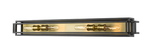 Titania Four Light Vanity in Bronze / Olde Brass (224|454-4V-BRZ-OBR)