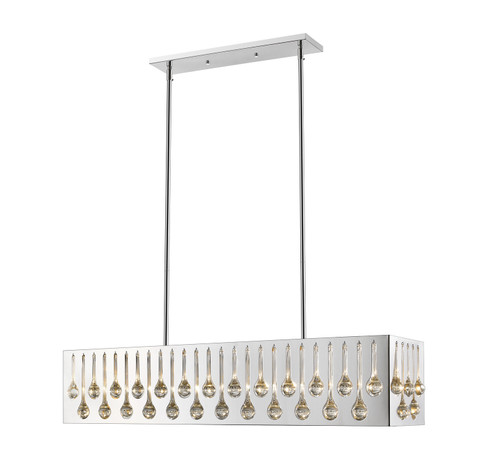 Oberon Seven Light Linear Chandelier in Chrome (224|453-43CH)