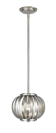 Moundou One Light Pendant in Brushed Nickel (224|438-8BN)