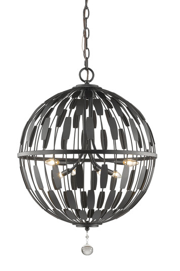 Almet Six Light Chandelier in Bronze (224|430B24-BRZ)