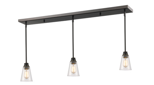 Annora Three Light Linear Chandelier in Olde Bronze (224|428MP-3OB)