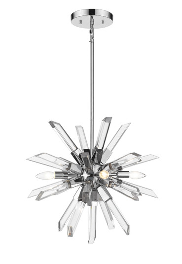 Burst Four Light Chandelier in Chrome (224|4003-4CH)