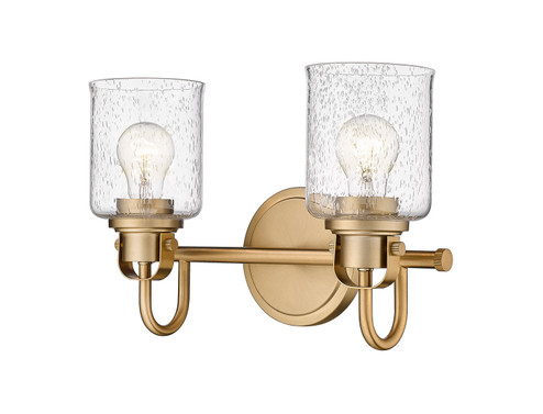 Kinsley Two Light Vanity in Heirloom Gold (224|340-2V-HG)