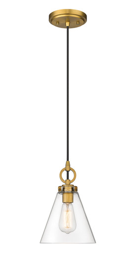 Harper One Light Pendant in Rubbed Brass (224|3034P8-RB)