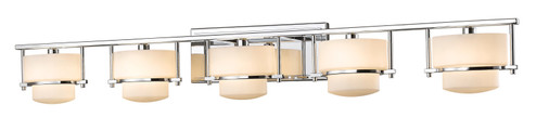 Porter Five Light Vanity in Chrome (224|3030-5V-CH)