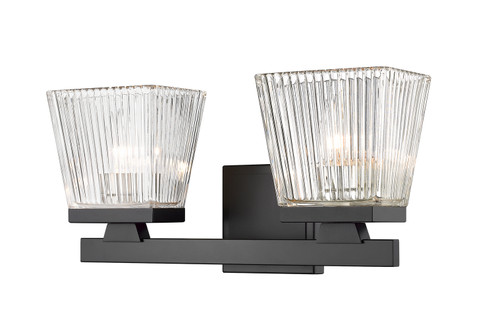 Astor Two Light Vanity in Matte Black (224|1936-2V-MB)