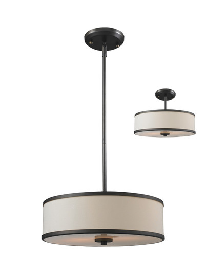 Cameo Three Light Convertible Pendant in Factory Bronze (224|165-16)