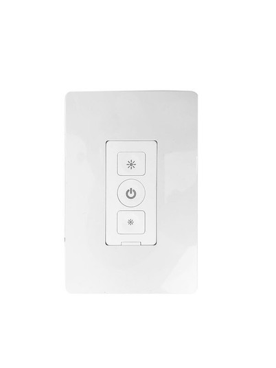 Smart Push Button Wall Switch in White (418|WEC-SW-PB1-010V-BT)