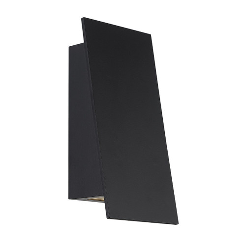 Slant LED Wall Light in Black (34|WS-W14911-BK)