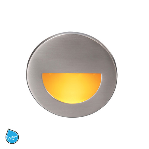 Led3 Cir LED Step and Wall Light in Brushed Nickel (34|WL-LED300-AM-BN)