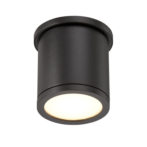 Tube LED Flush Mount in Black (34|FM-W2605-BK)