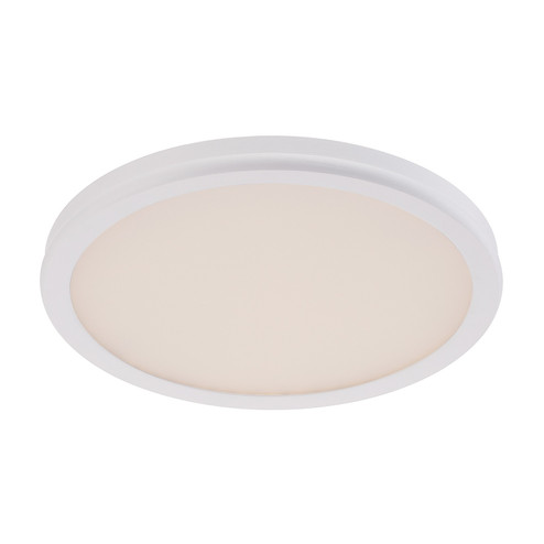 Geos LED Flush Mount in White (34|FM-4610-30-WT)