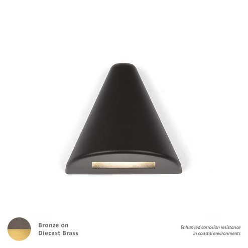 3021 LED Deck and Patio Light in Bronze on Brass (34|3021-27BBR)