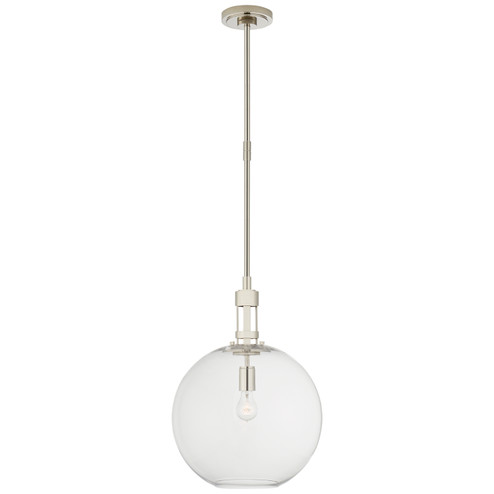 Gable2 One Light Pendant in Polished Nickel (268|TOB 5430PN-CG)