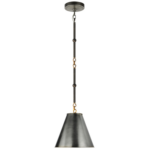 Goodman One Light Pendant in Bronze with Antique Brass (268|TOB 5089BZ/HAB-BZ)