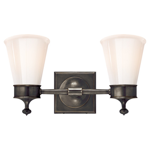 Siena Two Light Wall Sconce in Bronze (268|SS 2002BZ-WG)