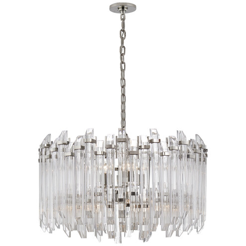 Adele Four Light Chandelier in Polished Nickel with Clear Acrylic (268|SK 5421PN-CA)