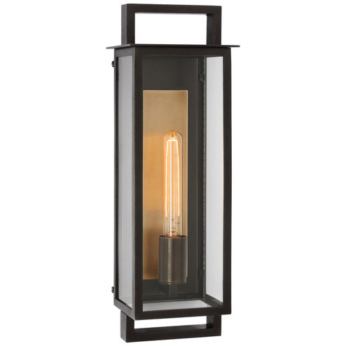 Halle LED Wall Lantern in Aged Iron (268|S 2196AI-CG)