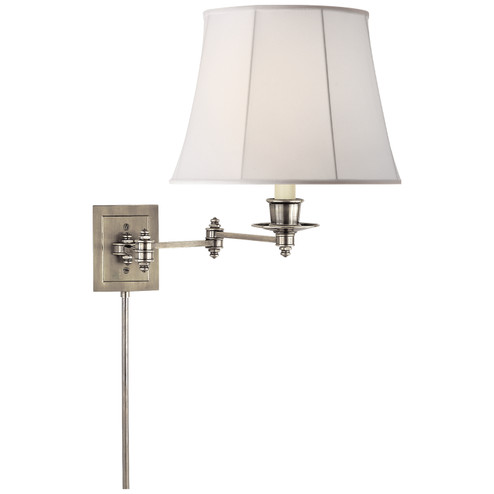 Swing Arm Sconce One Light Swing Arm Wall Lamp in Antique Nickel (268|S 2000AN-L)