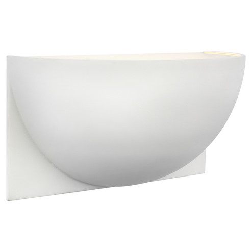 Quarter Sphere LED Wall Sconce in White (268|PB 2070WHT-FG)