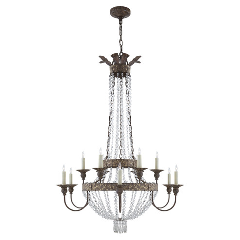 Lyon 12 Light Chandelier in Antique Gild and Polychrome (268|NW 5016AGP-CG)