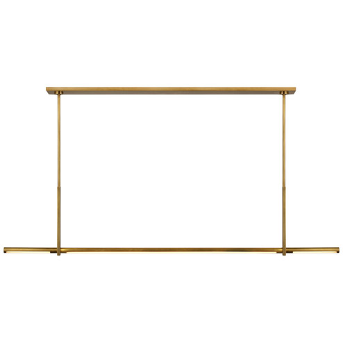 Axis LED Linear Pendant in Antique-Burnished Brass (268|KW 5730AB)