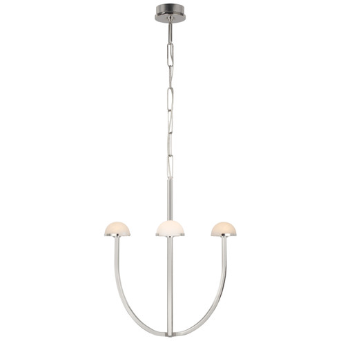 Pedra LED Chandelier in Polished Nickel (268|KW 5620PN-ALB)