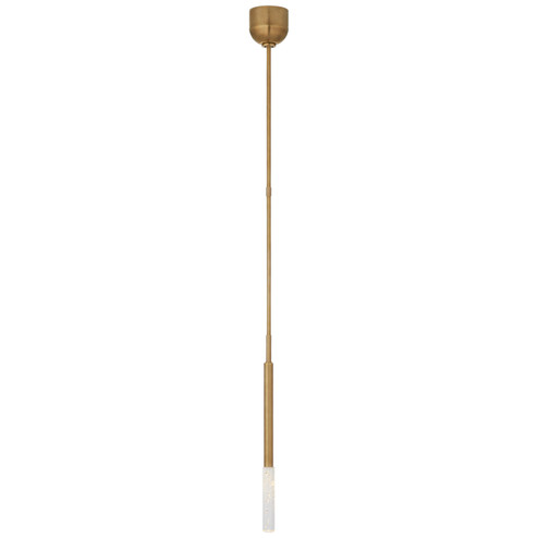 Rousseau LED Pendant in Antique-Burnished Brass (268|KW 5586AB-SG)