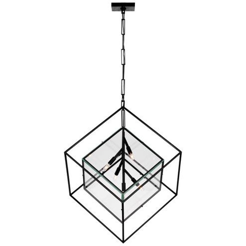 Cubed LED Pendant in Aged Iron (268|KW 5025AI-CG)