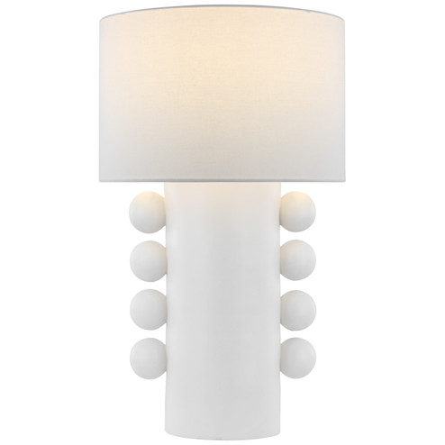 Tiglia LED Table Lamp in Plaster White (268|KW 3687PW-L)
