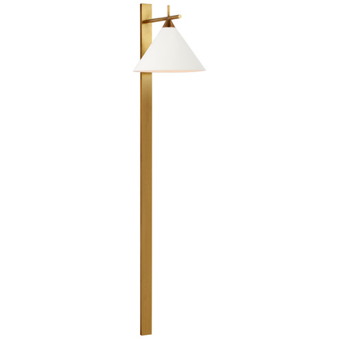 Cleo LED Wall Sconce in Antique-Burnished Brass (268|KW 2412AB-WHT)