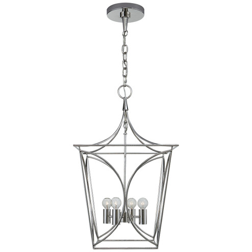 Cavanagh Four Light Lantern in Polished Nickel (268|KS 5144PN)