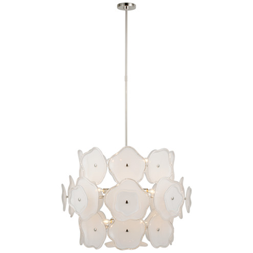 Leighton LED Chandelier in Polished Nickel (268|KS 5067PN-CRE)