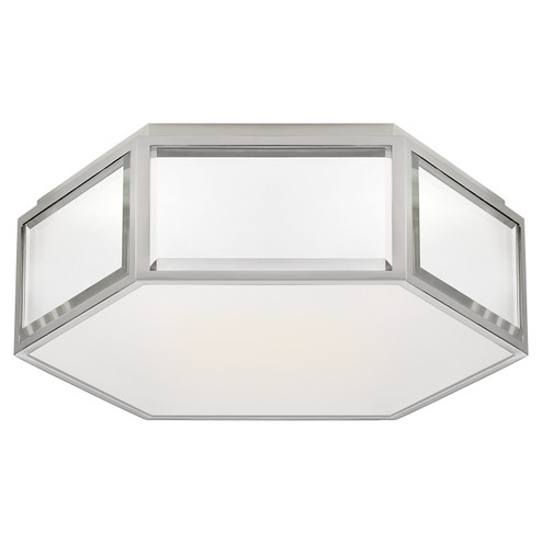 Bradford Two Light Flush Mount in Mirror and Polished Nickel (268|KS 4120MIR/PN-FG)