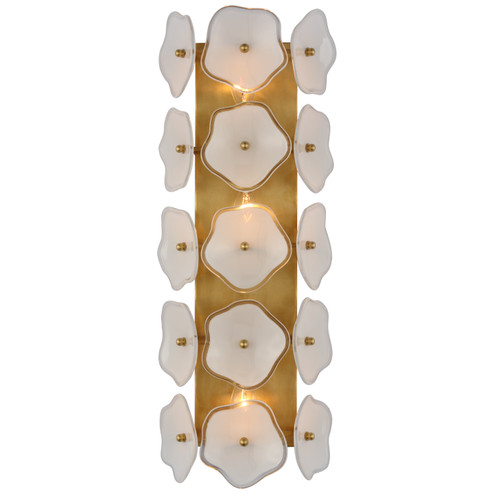 Leighton LED Wall Sconce in Soft Brass (268|KS 2066SB-CRE)