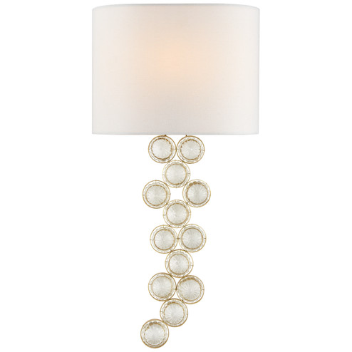 Milazzo One Light Wall Sconce in Gild and Crystal (268|JN 2202G/CG-L)