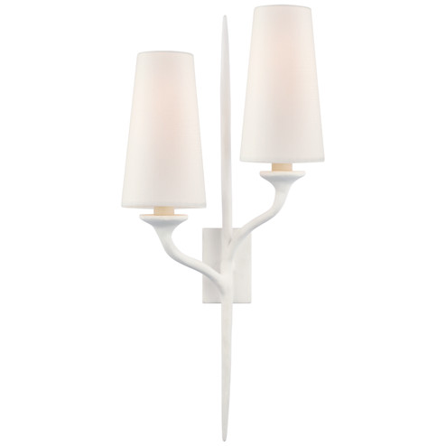Iberia Two Light Wall Sconce in Plaster White (268|JN 2077PW-L)