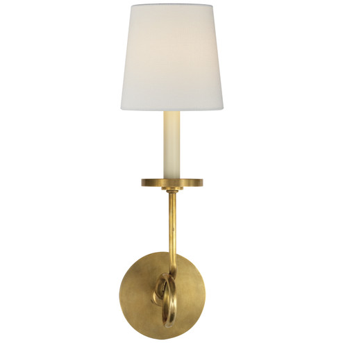 Symmetric Twist One Light Wall Sconce in Antique-Burnished Brass (268|CHD 1610AB-L)