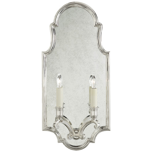 Sussex Two Light Wall Sconce in Polished Nickel (268|CHD 1184PN)