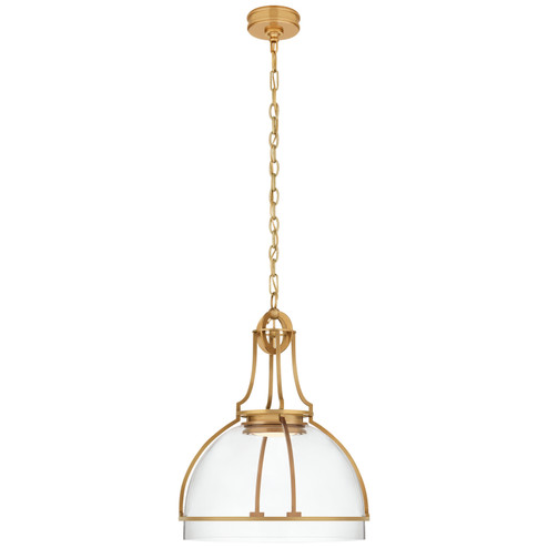 Gracie LED Pendant in Antique-Burnished Brass (268|CHC 5482AB-CG)